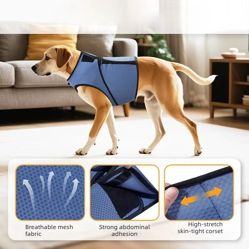 Dog Anxiety Jacket Skin-Friendly Pet Calming Shirt Keep Pet Calm Dog Coat for Thunder anti Anxiety Vest for Medium Large Dog