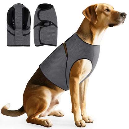 Dog Anxiety Jacket Skin-Friendly Pet Calming Shirt Keep Pet Calm Dog Coat for Thunder anti Anxiety Vest for Medium Large Dog