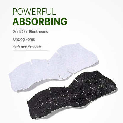 Transform Your Skin with Mighty Deep Cleansing Nose Strips for Blackhead Removal - Charcoal & Witch Hazel, 10 Count