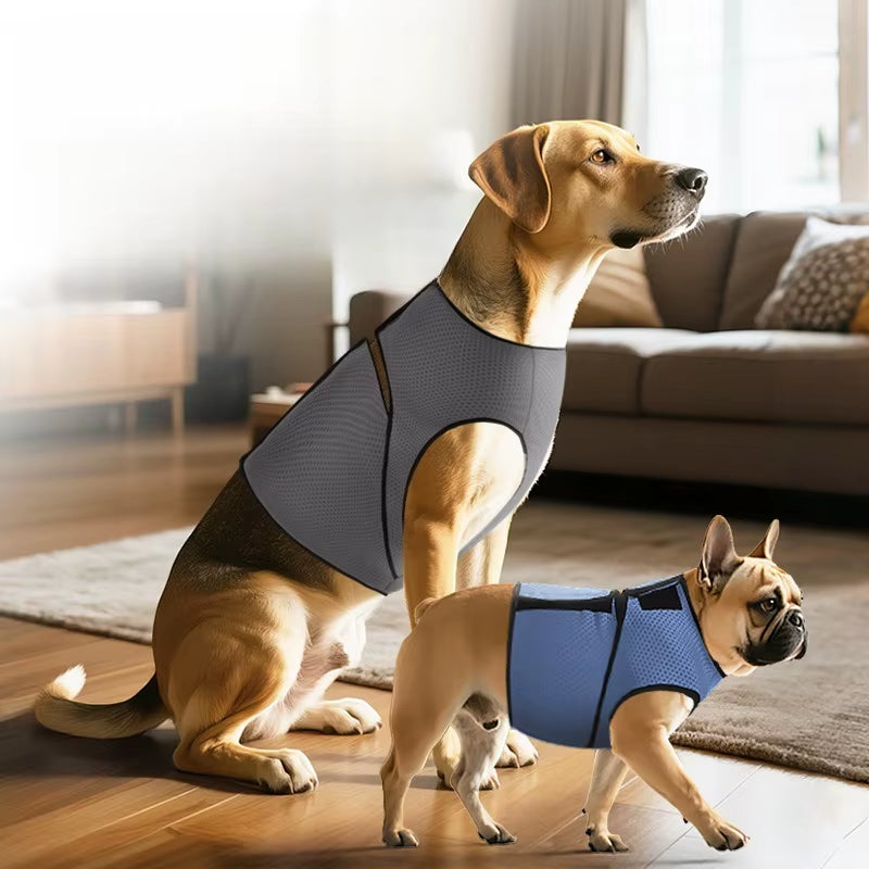 Dog Anxiety Jacket Skin-Friendly Pet Calming Shirt Keep Pet Calm Dog Coat for Thunder anti Anxiety Vest for Medium Large Dog